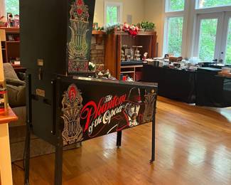 T40 - $3,750 FIRM. Fully Operational 1990 Phantom of the Opera Pinball Machine. Measures 22" x 53" x 74" Tall. You will need help to move. Tested and works *perfectly*! Very fun game!