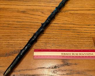 T18 - $65. Irish Blackthorn Vine Shillelagh Walking Stick with Knob Handle. Measures 35.25" tall. Excellent condition.