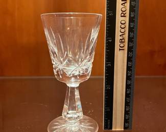 T68 - $20. Set of 2 Waterford "Rosslare" Cordial Glasses. 5" Tall. Excellent condition.
