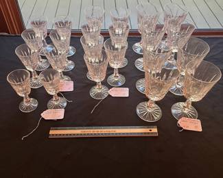 Overview of Waterford "Rosslare" Glasses.