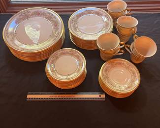 T32 - $250. Lenox Castle Garden China. 45 pieces. Excellent condition.