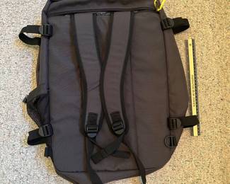 T89 - $20. Grey Rick Steves Europe Convertible Carry-On Backpack 22" Expandable Travel Bag.