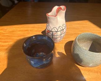 Studio and Indian pottery