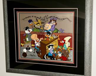 Warner Bros. Sericel "Wed Wivver Vahwee". COA