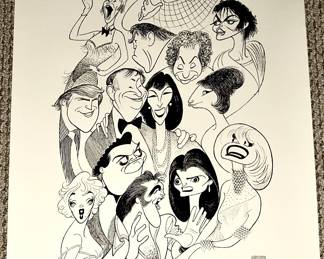 Al Hirschfeld Limited Edition Lithograph