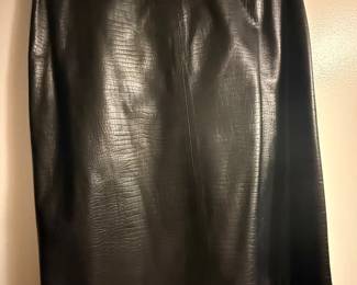 Jones NY Leather Skirt