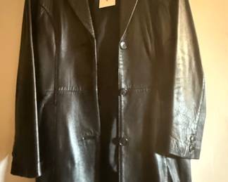 Leather Trench 