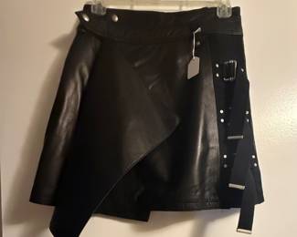 Leather Skirt 