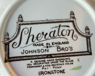 Vintage Johnson Brothers "Sheraton" Ironstone