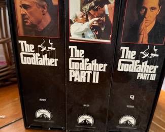 VHS Set The Godfather