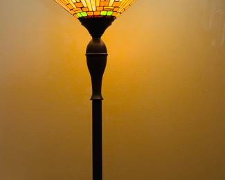 Tiffany Style Torchier Floor Lamp