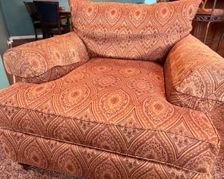 Custom Upholstry Oversized Club Chairs
