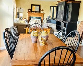 Gorgeous Solid Wood Tresle Farme Table