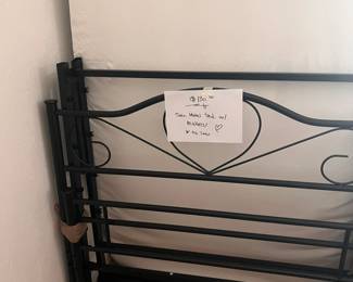 Twin Bed Frame with Mattress