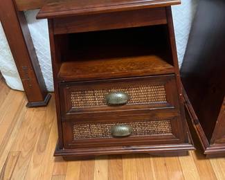 Pier One Pyramid Wood collection side tables