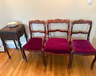 Red Velvet chairs