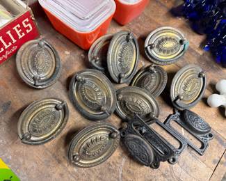 Brass dresser handles