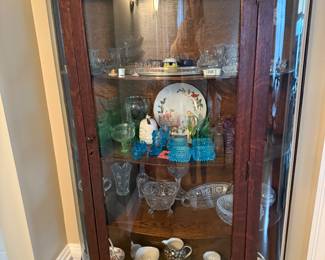 Glass curio cabinet