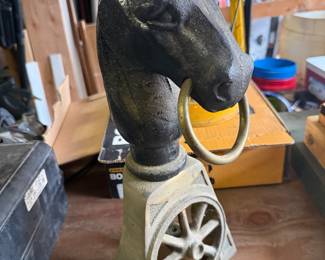 Antique marine rope holder