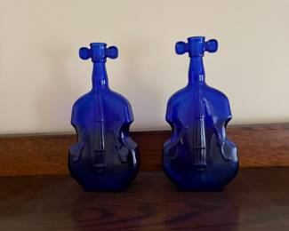 Cobalt blue glass instruments