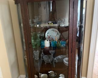 Antique curio cabinet