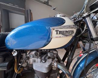 Rare 1972 Triumph 650 Tiger Motorcycle available!