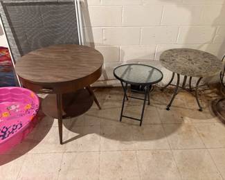 selection of indoor and outdoor side tables