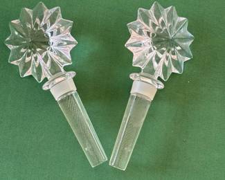 Pair of Waterford Wine Stoppers