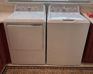 GE washer and dryer set available for sale