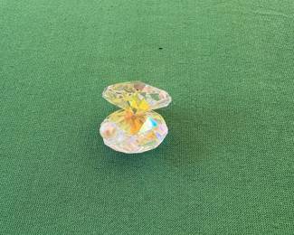 Swarovski Crystal oyster with pearl.