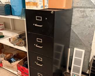 metal file cabinet