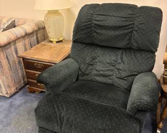 Vintage armchair and side table