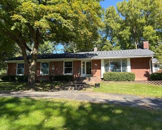 View of the home from the driveway