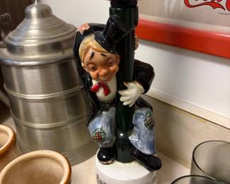 vintage "How Dry I Am" musical liquor decanter