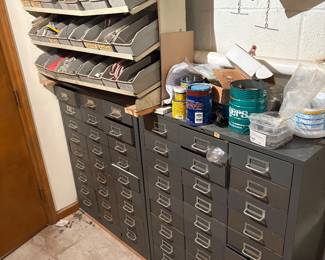 tool storage cabinets available along with various small tools