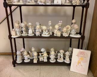 HUGE selection of precious moments figurines. So many different sizes. You do not want to miss this!