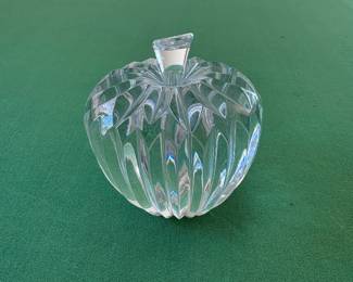 Vintage Waterford Apple paperweight