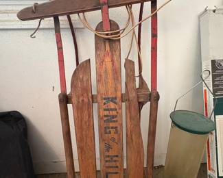 Vintage toboggan