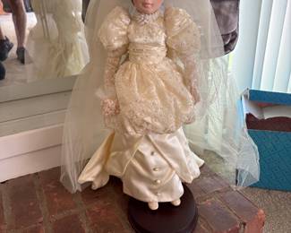 Madame Alexander "The Bride" with papers and box. Very rare.
