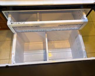 Pull out freezer drawer