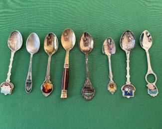 Series of Spoons from all over America. Including one Elvis spoon