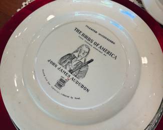 Vintage Audubon China Set by Adams. 12 Piece set in excellent condition