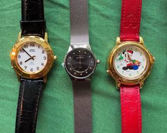 Vintage Timex, Skagen and Disney watches