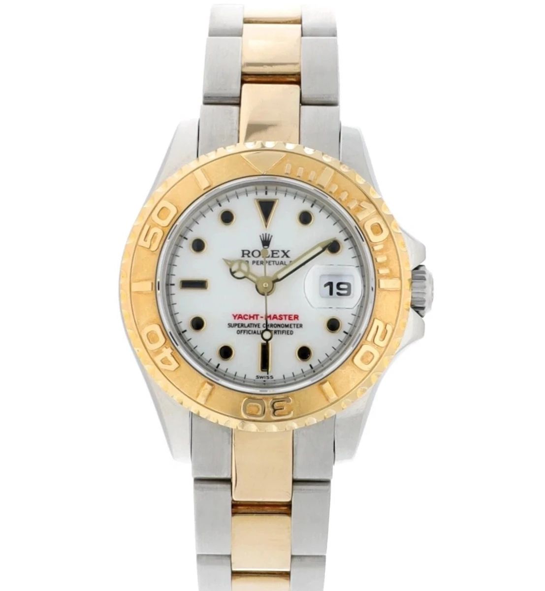 GOLD ROLEX 36 mm Yachtmaster 