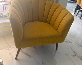 Set of barrel back chairs