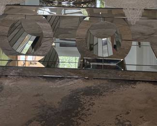 Mirrored designer table