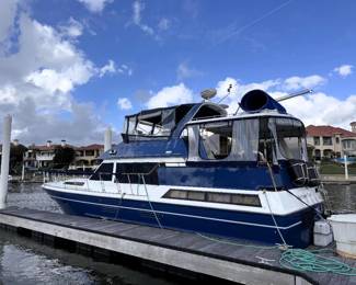 Yacht side view