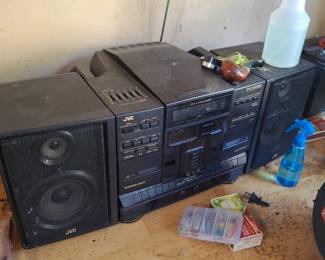 A huge boom box