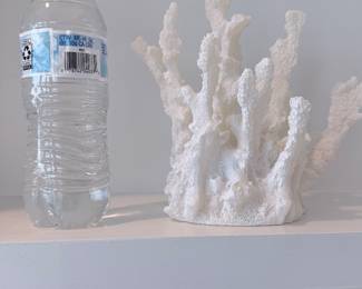 White coral branch sculpture — coastal shelf décor. $25