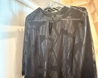 Part of the 75+ piece clothing bundle (gray patterned blouse shown). $175 for all
